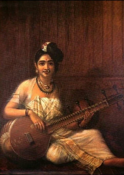 Varma Raja Ravi-Lady with Veena.jpg