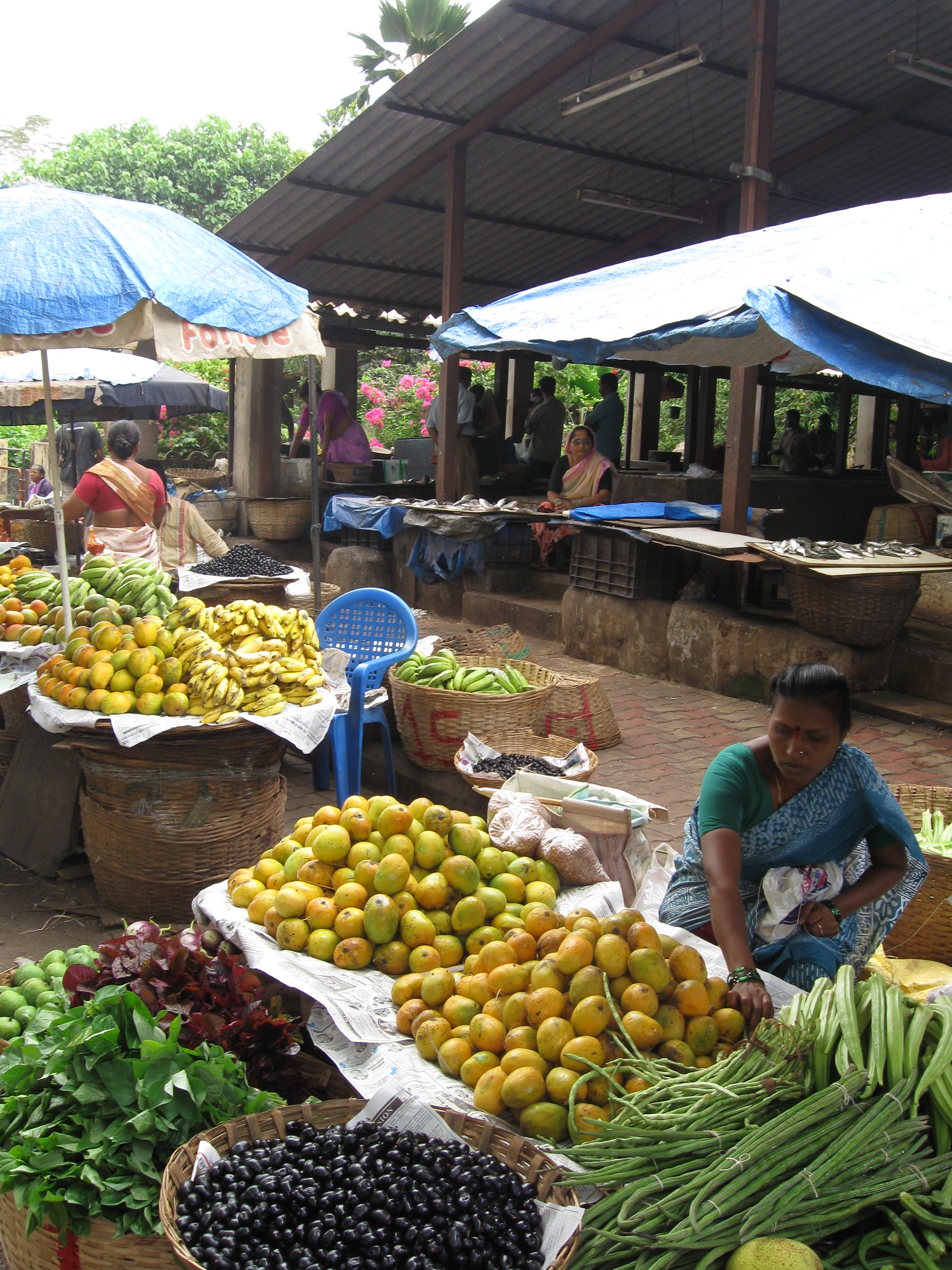 Main fish and produce market