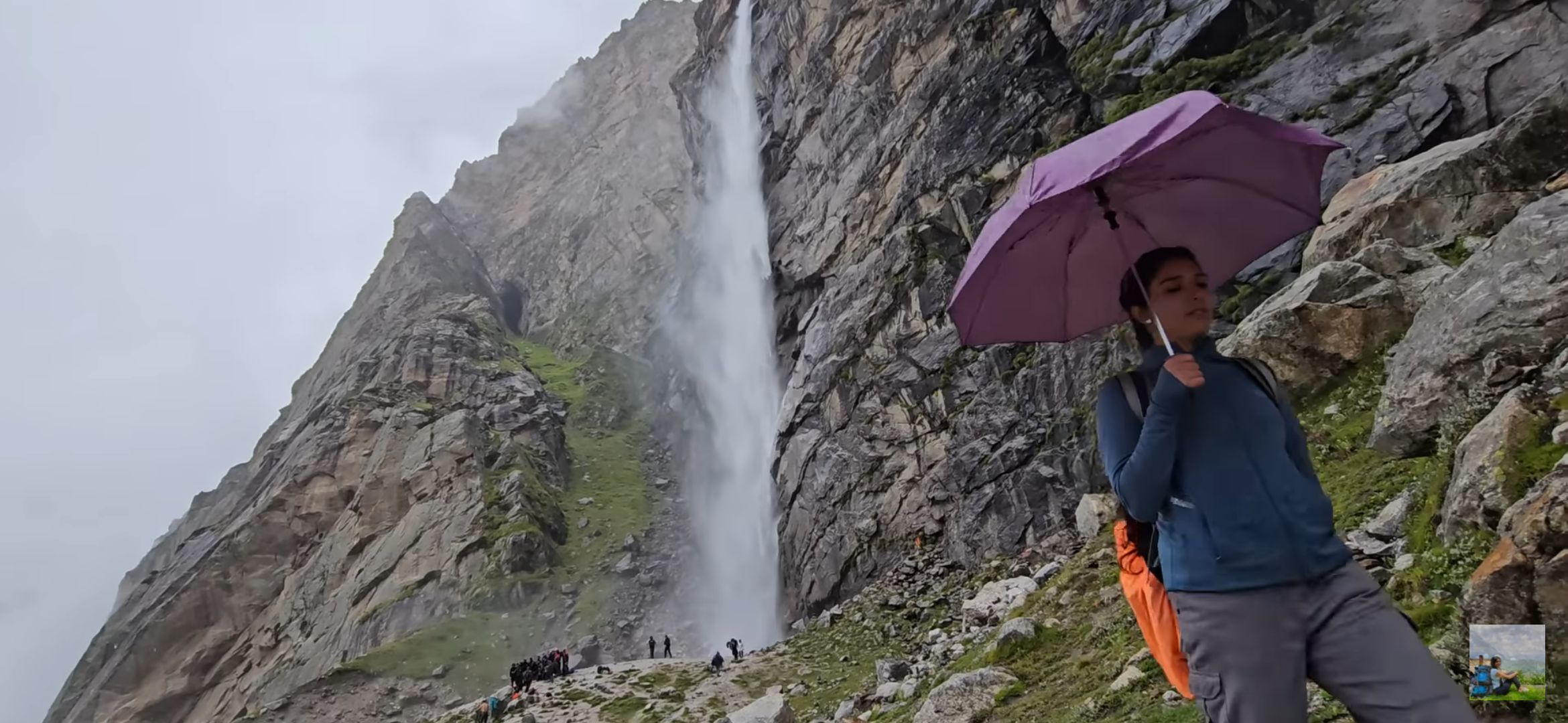 File:Vasudhara Waterfall, Uttrakhand, Feburary 2025.png
