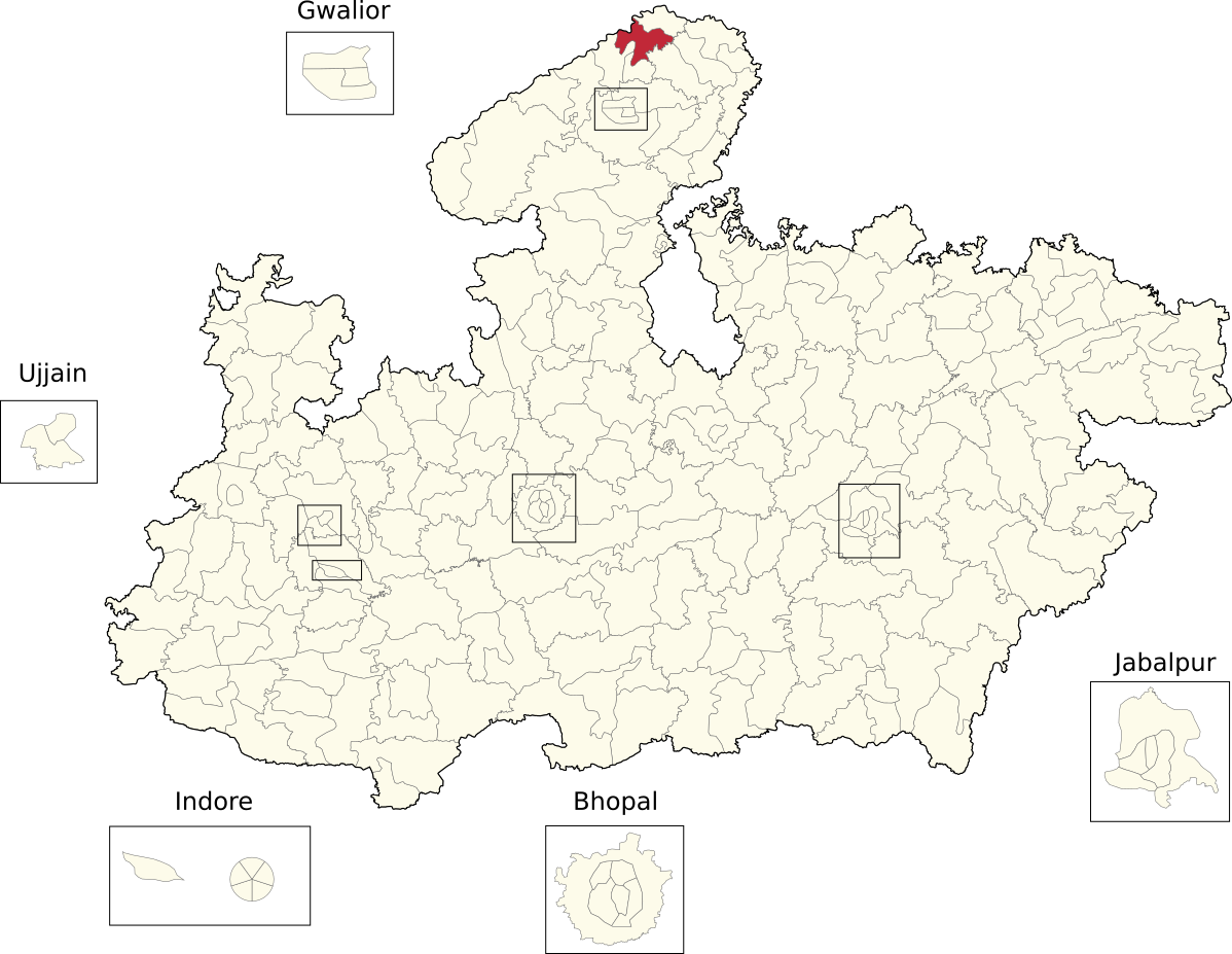 Vidhan Sabha constituencies of Madhya Pradesh (7-Dimani).png