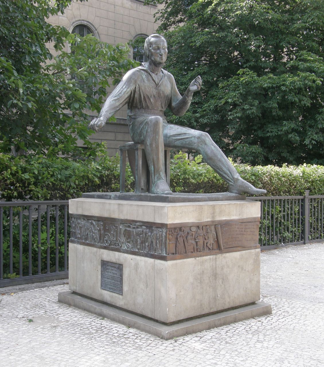 Heine monument in Berlin